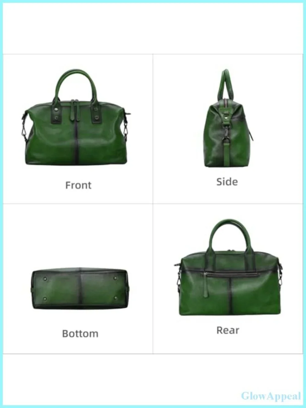 Genuine Leather Satchel Handbag Women's Shoulder Bag Tote Purse